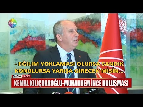 Kemal Kılıçdaroğlu - Muharrem İnce buluşması