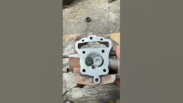 the process of cleaning the combustion chamber and motorcycle valve polish #wave #wave110 #wave110i