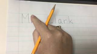 Writing on Kindergarten Paper