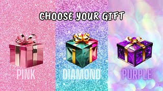 Choose Your Gift🎁 3 Gift Box Challenge😍💝💙💜 Are you a lucky person? #giftboxchallenge #pickonekickone