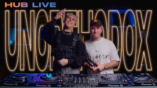 Nathan X b2b Bugwell (Unorthodox) | HUB LIVE