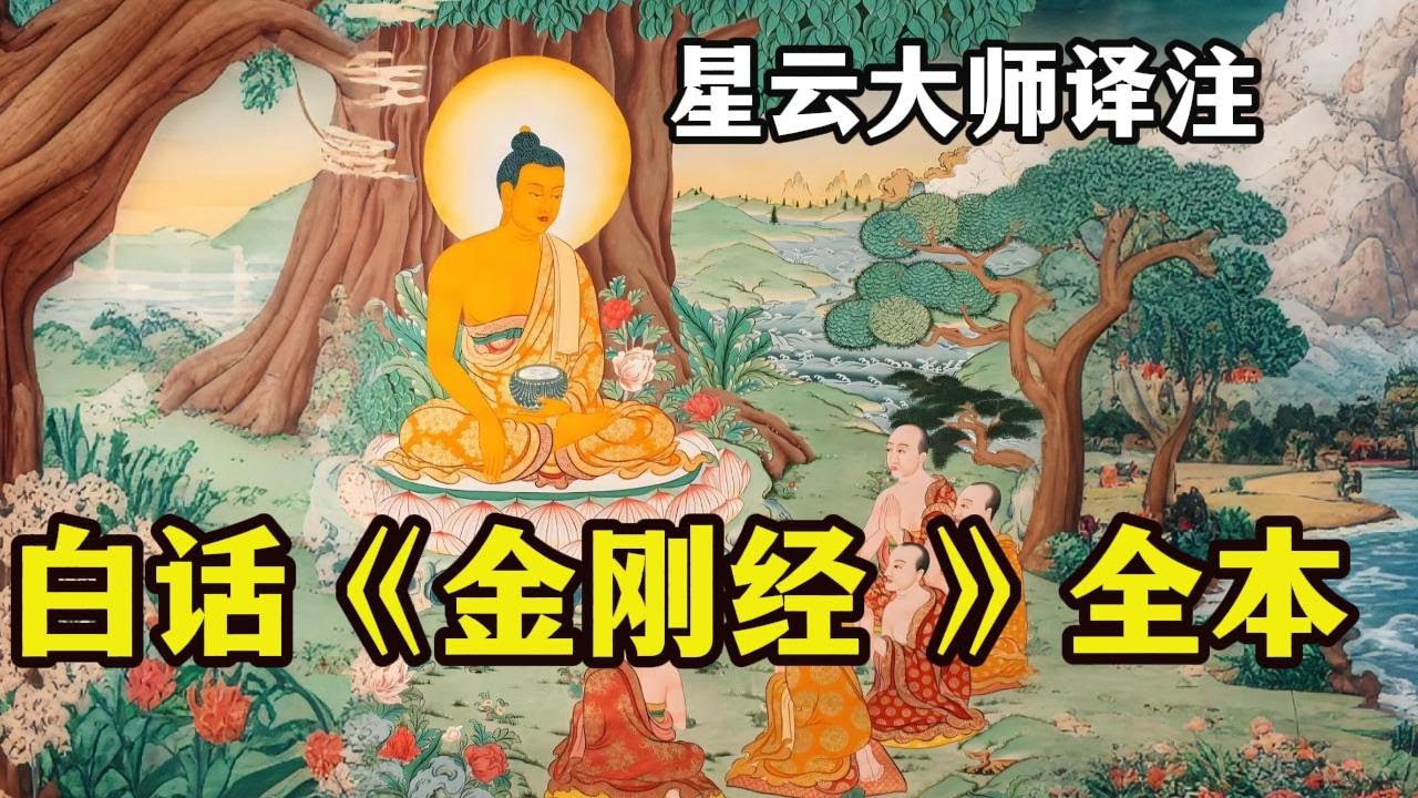 白话《金刚经 》一小时了解《金刚般若波罗蜜经》星云大师译 
