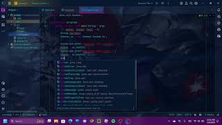membuat kodingan tipe data variabel, operator input, struktur kontrol, dan looping di java