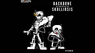 BACKBONE in the style of SKULLIOSIS