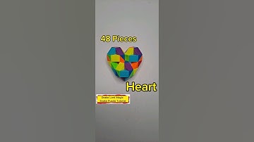 #Shorts - Heart - 48 pieces magic snake puzzle #rubiksnake #magicruler #toys