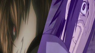 Sasuke Uchiha Laughing Scene,But With The Laugh From Light Yagami