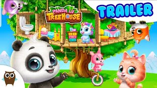 Panda Lu Treehouse - Build & Play with Tiny Pets _ Games Girls screenshot 1