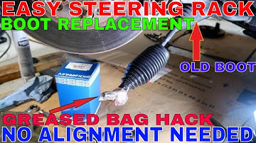 How to Replace Steering Bellow Boot | Lexus IS300/GS300 | Easy Grease Trick | No Alignment Required