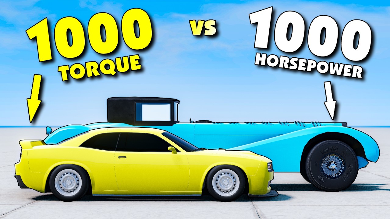 What Makes a Car MORE Powerful - Horsepower or Torque? (Automation | BeamNG Multiplayer)
