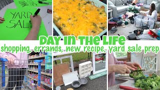 SHOPPING, ERRANDS, NEW RECIPE, YARD SALE PREP + SNEAK PEEK / FRIDAY IN THE LIFE