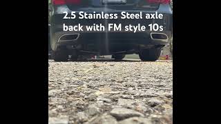 LS460 custom exhaust