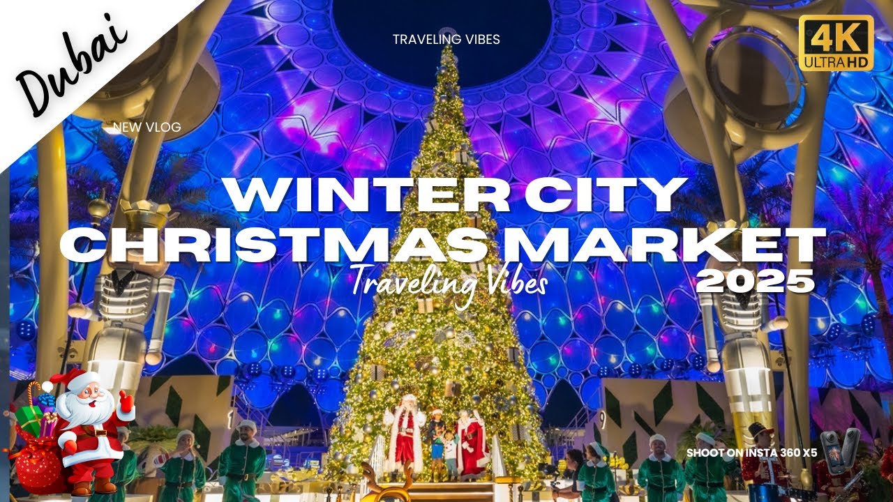 Winter City Dubai 2025 Is This the BEST Christmas Market? | FULL 4K Tour | Insta360 x5 | Walkthrough