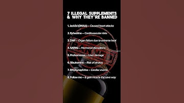 Follow @lars.langen to gain muscle the save way! #supplements #banned #illegal #jack3d #dmaa