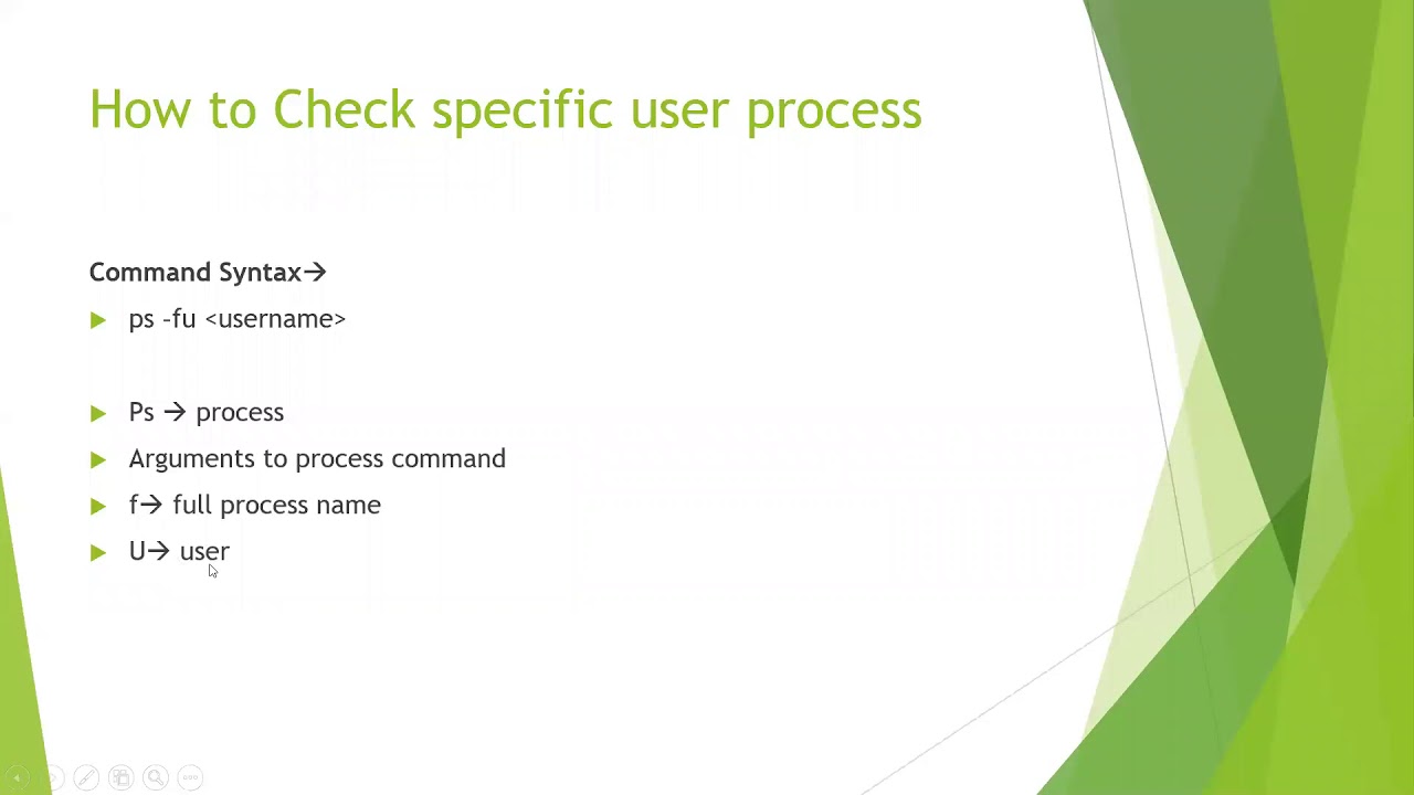 Check user's running process - YouTube