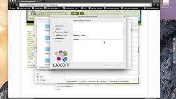 Wacom Driver Installation - Mac OSX