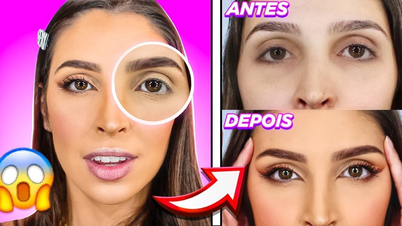 A TÉCNICA FOXY EYES que LEVANTA ATÉ  *OLHOS CAÍDOS* | Julia Tedesco