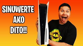 PLAYSTATION 5 UNBOXING  SINUWERTE AKO DITO!