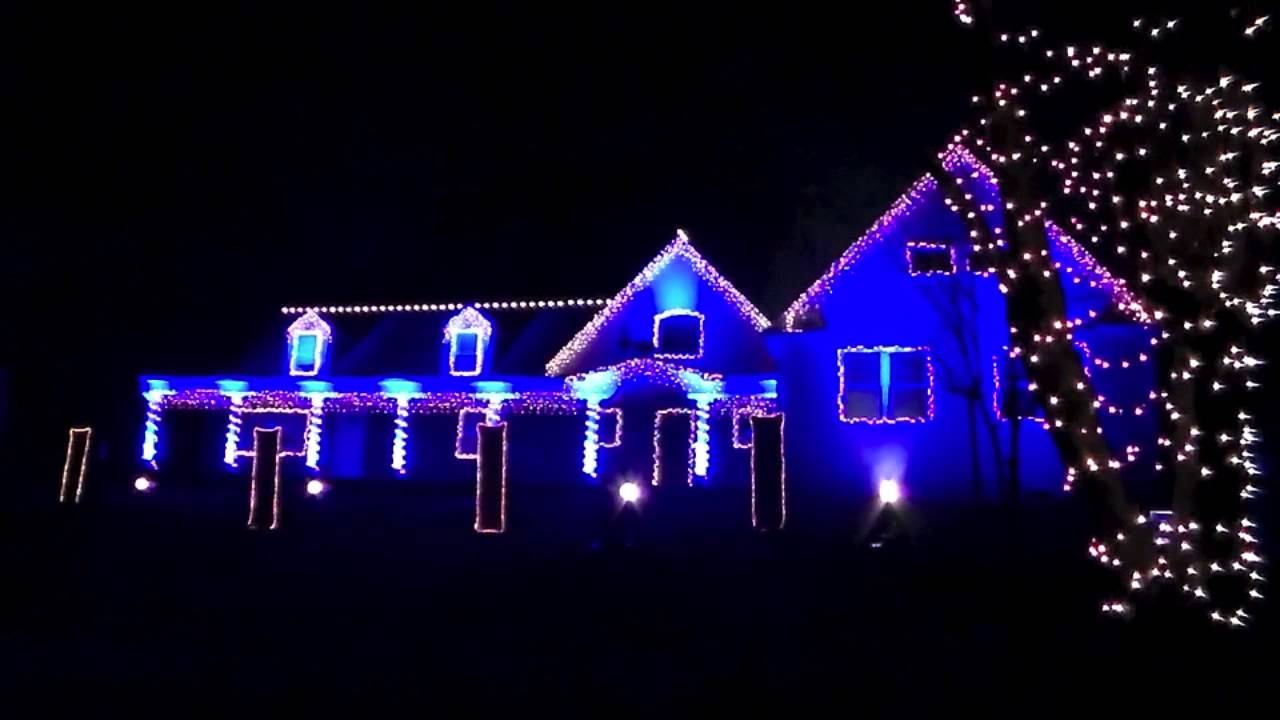 Crazy Christmas Light Show 2013 YouTube