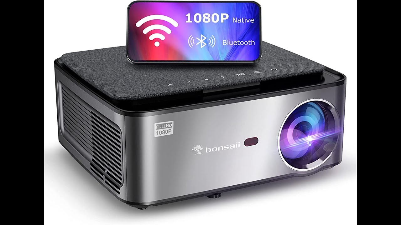 Bonsaii Native 1080P Outdoor Movie Projector, Pros & Cons   FHD 9500L WiFi Bluetooth Projector