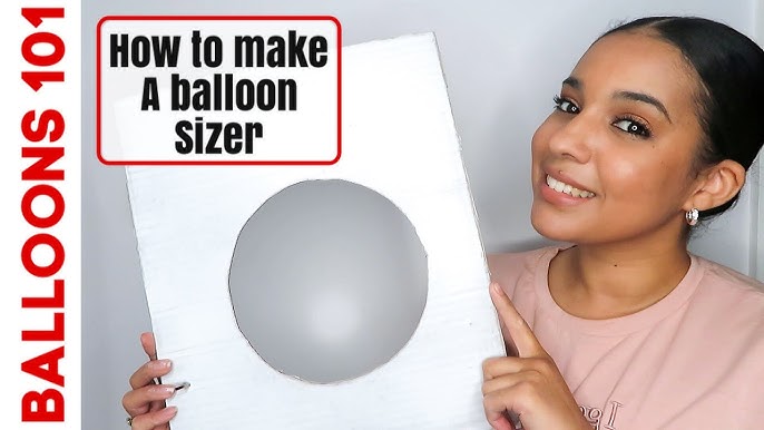 DIY Balloon Sizer Template and Instructions DIGITAL DOWNLOAD 