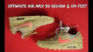 The Off-White x Nike Air Max 90 'Desert Ore' Gets On-Foot Shots - Sneaker  Freaker