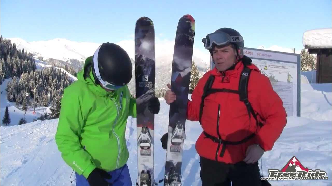 Test ski Salomon Rocker 2 108 2014 - YouTube