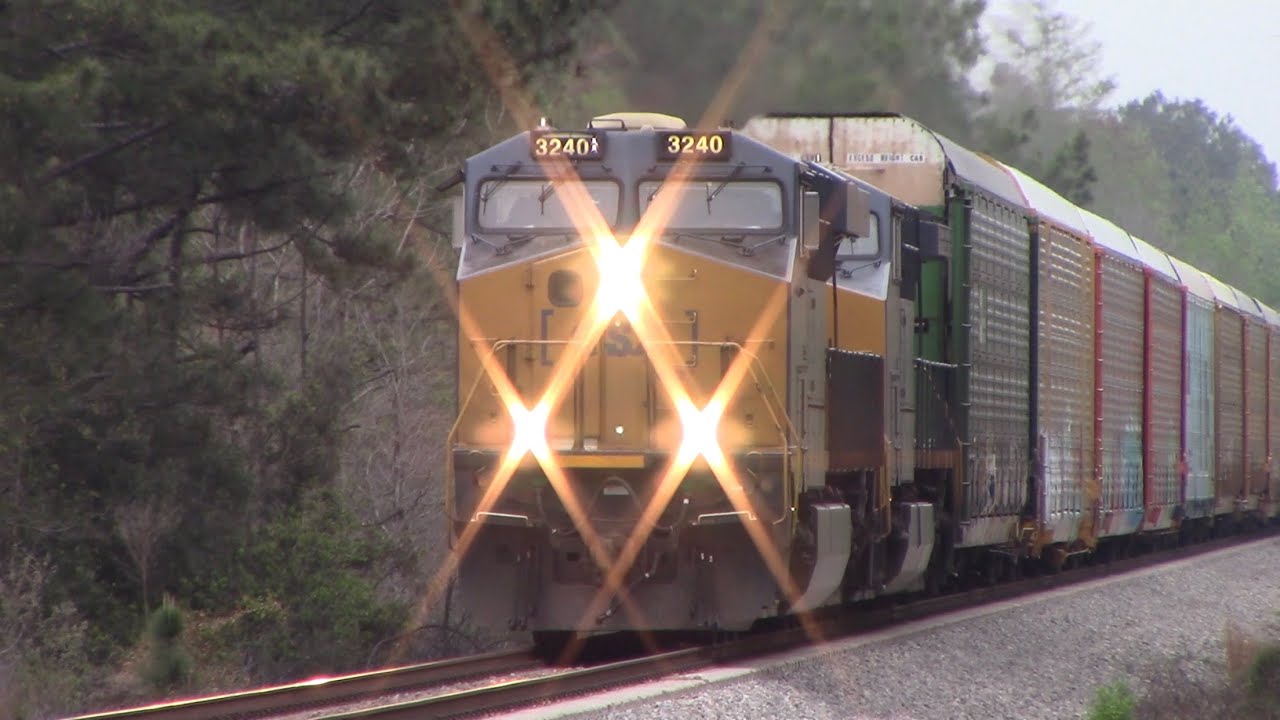 CSX 3240 leads I025-11 near Vienna GA 3/12/23 - YouTube