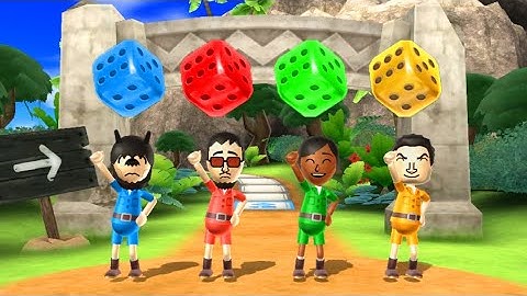 Wii Party Board Game Island 193 - Batman Vs Akira Vs Yoko Vs Sakura (Master Difficulty)