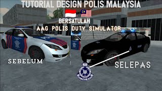 tutorial cara buat polis Malaysia | aag polis duty simulator screenshot 4