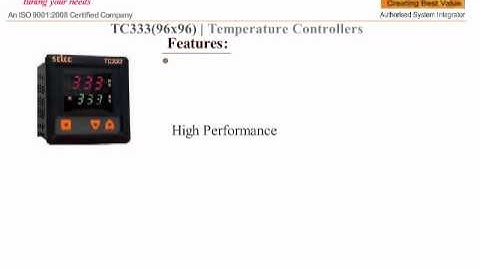 SELEC TC333 DIGITAL TEMPERATURE CONTROLLER