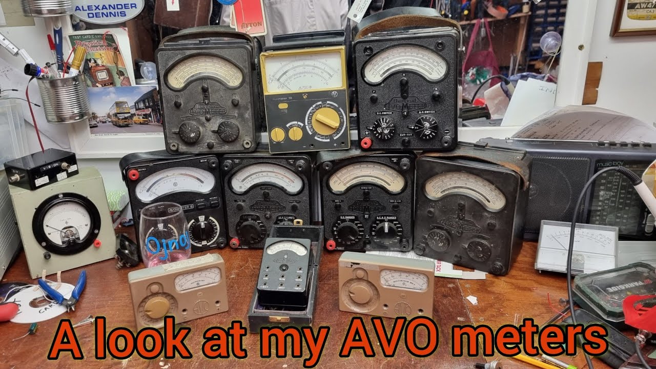 A look at my AVO meters. - YouTube