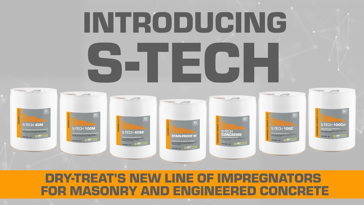 Introducing STECH, DryTreat's Masonry and Engineered Concrete Sealer