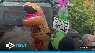 Young activists march through Glasgow in demand for climate action