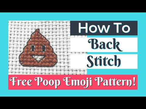 LEARN OUTLINE Back Stitch & Long Stitch | How to Cross Stitch Tutorial for Beginners Flosstube