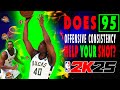 Is 95 Offensive Consistency the KEY to Becoming an NBA 2K25 Legend?