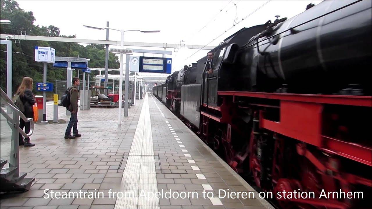 Steamtrain Apeldoorn - Dieren on station Arnhem!