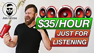 Earn $35 An Hour Just Listening (Get Paid To Transcribe)