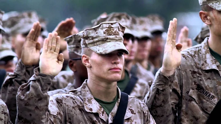 Marines Recite the Oath of Enlistment - DayDayNews