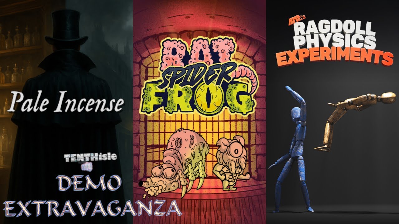 DEMO EXTRAVAGANZA | Pale Incense, RatSpiderFrog, Ragdoll Physics Experiments, AND MORE!