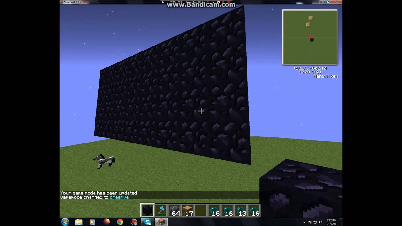 How to Ender Pearl Glitch in Minecraft 1.6.2 YouTube