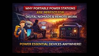 Why Portable Power Stations Are Perfect for Digital Nomads and Remote Work