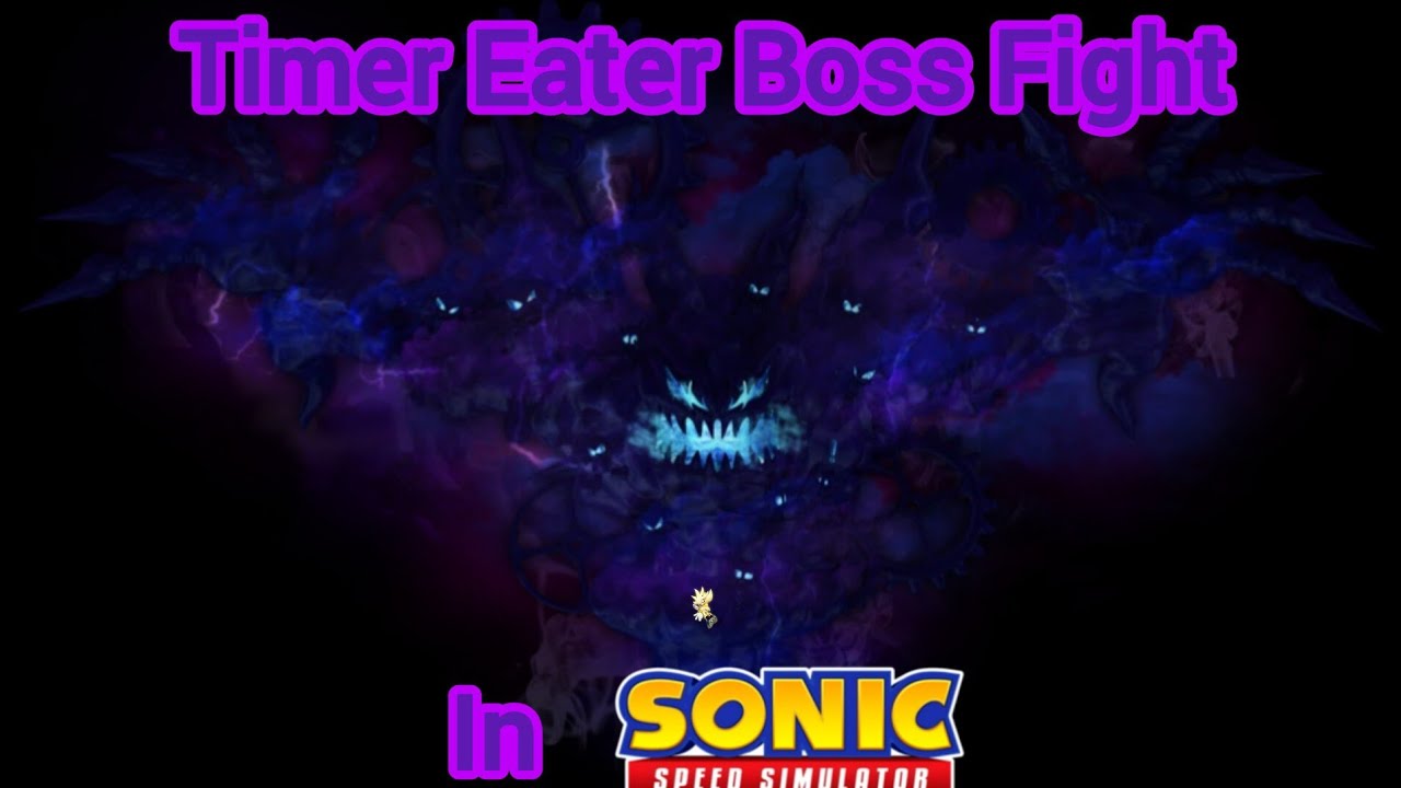Timer Eater Boss Fight In Sonic Speed Simulator