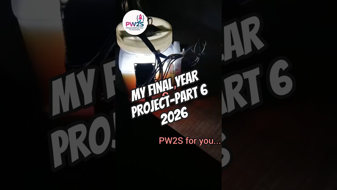 🚀 Milk Adulteration System – Real-Time Detection | Final Year Project Part-6 | PW2S