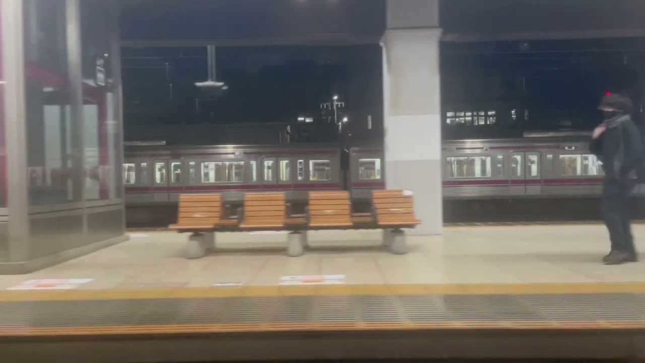 京王 新5000系 10両 5740 ヘッドマーク付き 京王ライナー号 京王八王子行  京王線 府中〜北野