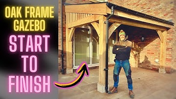 Een prieel bouwen van eikenhout - Houten prieel VOLLEDIG BOUWEN