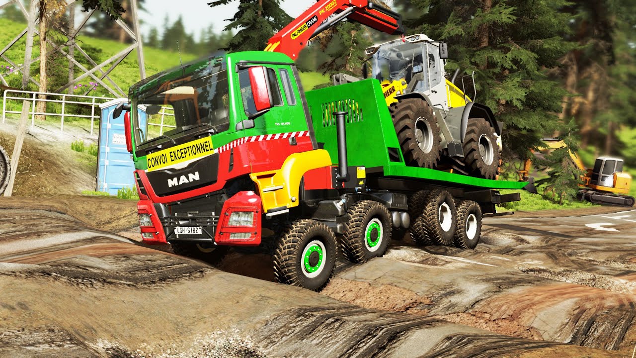 Trucks vs Potholes #59 | BeamNG.DRIVE