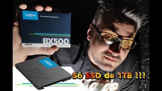 ⚡ Melhor SSD CxB !!! SSD Crucial BX500 1TB 💥 Review e Testes