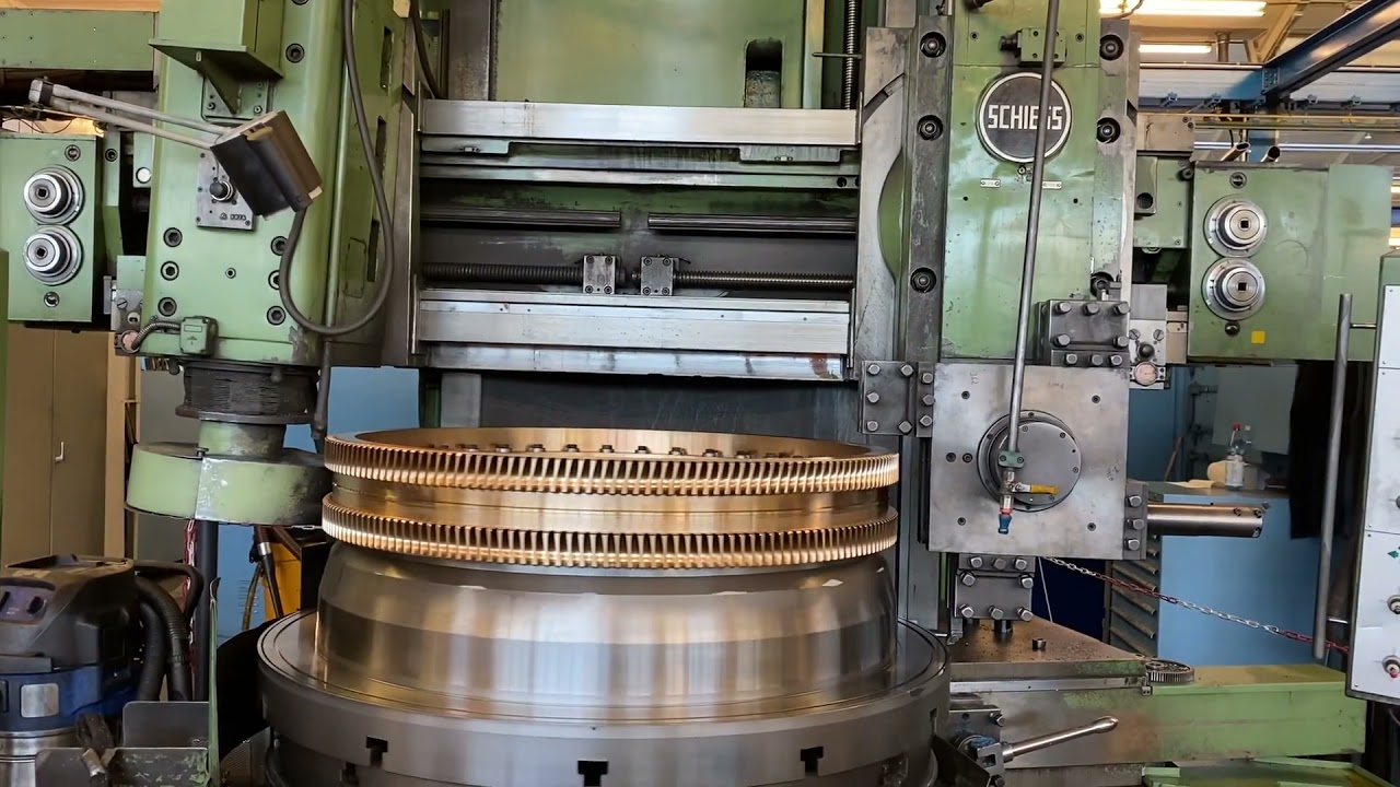 Schiess 6 DKE 140 vertical turret lathe with cnc