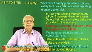 ISO 9000 Audit of a Construction Project – Part II