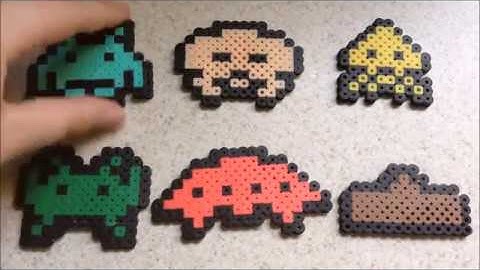 Space Invaders Perler Bead Tutorial (Recipesforruntz)